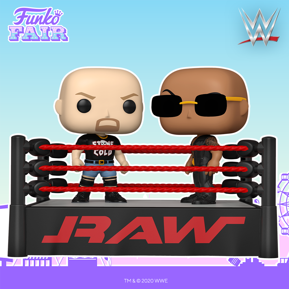 Funko Fair 2021 - POP WWE Steve Austin vs The Rock