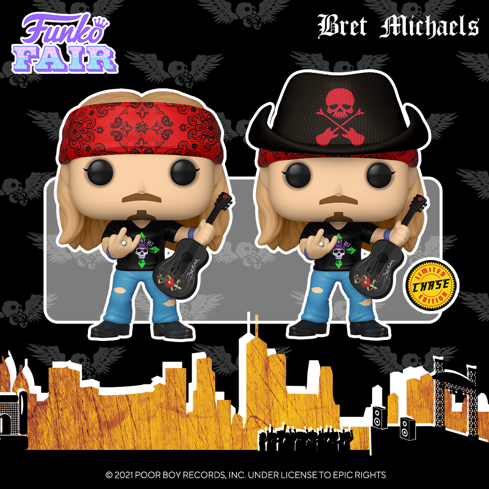 Funko Fair 2021 - POP Brett Michaels