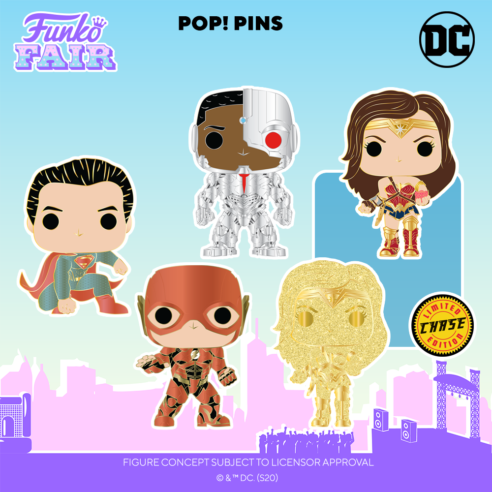 Funko Fair 2021 - Pin's POP Justice League