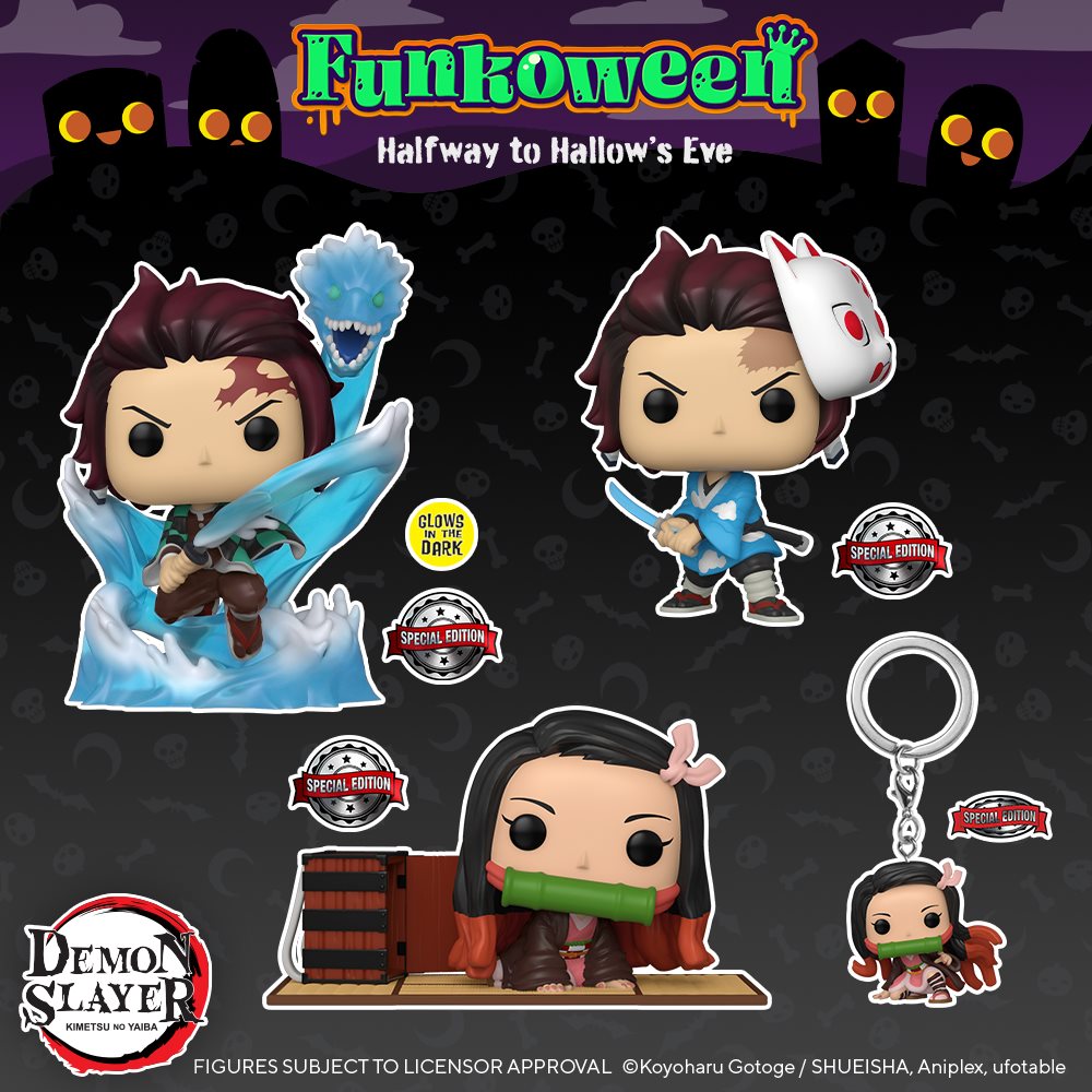 POP Demon Slayer Keychain - Funkoween 2021