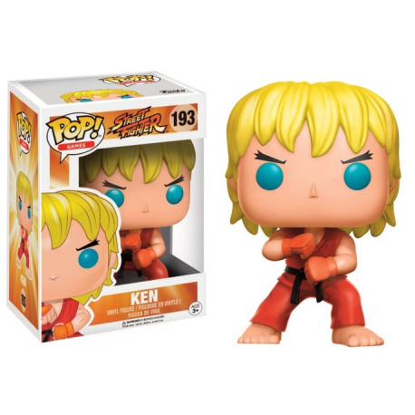 Figurine - Pop! Games - Street Fighter - Ken Special Attack - Vinyl - Funko