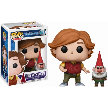 Figurine - Pop! TV - TrollHunters - Toby with Gnome - N°467 - Funko