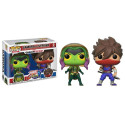 Figurine - Pop! Games - Marvel vs Capcom - Gamora vs Strider - 2-pack - Funko