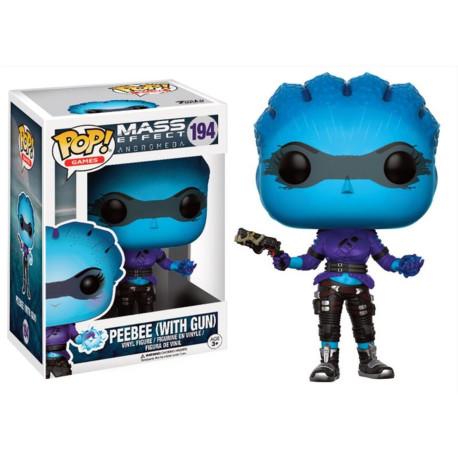 Figurine - Pop! Games - Mass Effect - Peebee with Gun - Vinyl - Funko