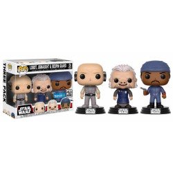 Figurine - Pop! Star Wars - Lobot / Ugnaught / Bespin Guard - 3-pack - Funko