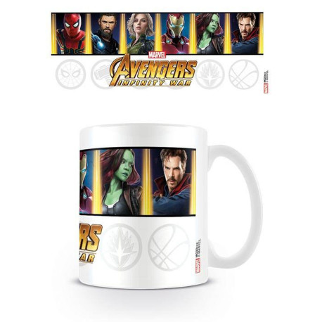 Mug / Tasse - Marvel - Avengers Infinity War - Characters & Emblems - Pyramid International