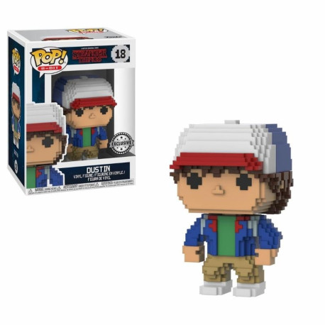 Figurine - Pop! 8-BIT - Stranger Things - Dustin - Vinyl - Funko