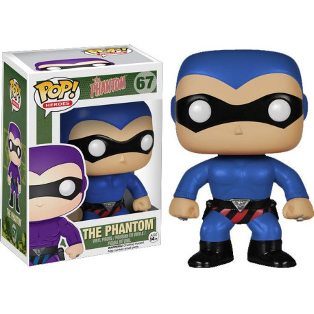 Figurine - Pop! Heroes - Le Fantôme - The Phantom Blue - N° 67 - Funko