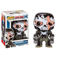 Figurine - Pop! Marvel - Captain America Civil War - Crossbones Battle Damage - Vinyl - Funko