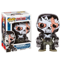 Figurine - Pop! Marvel - Captain America Civil War - Crossbones (Battle Damage) - N° 140 - Funko