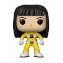 Figurine - Pop! TV - Power Rangers - Yellow Ranger (Unmasked) - N° 674 - Funko