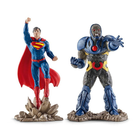 Figurine - Justice League - Coffret Superman vs Darkseid - Schleich