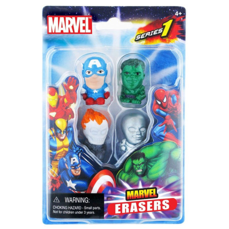 Pack de 4 Gommes - Marvel - Set A - Marvel Universe Erasers - Monogram
