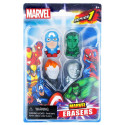 Pack de 4 Gommes - Marvel - Set A - Marvel Universe Erasers - Monogram