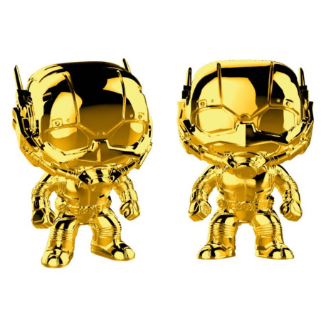 Figurine - Pop! Marvel - MCU 10th Aniversary - Chrome Ant-Man - Vinyl - Funko