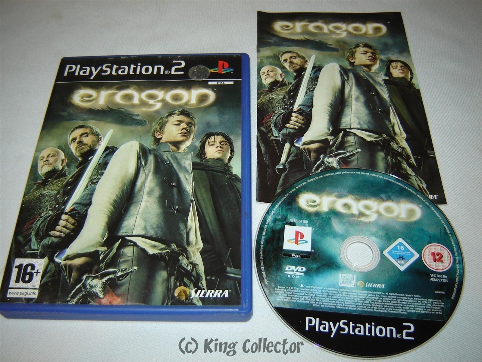 Jeu Vidéo Eragon Pour PlayStation 2 (PS2) Version US/Canada NTSC - Neuf Scellé - Sierra
