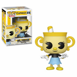 Figurine - Pop! Games - Cuphead - Ms Chalice - N° 416 - Funko
