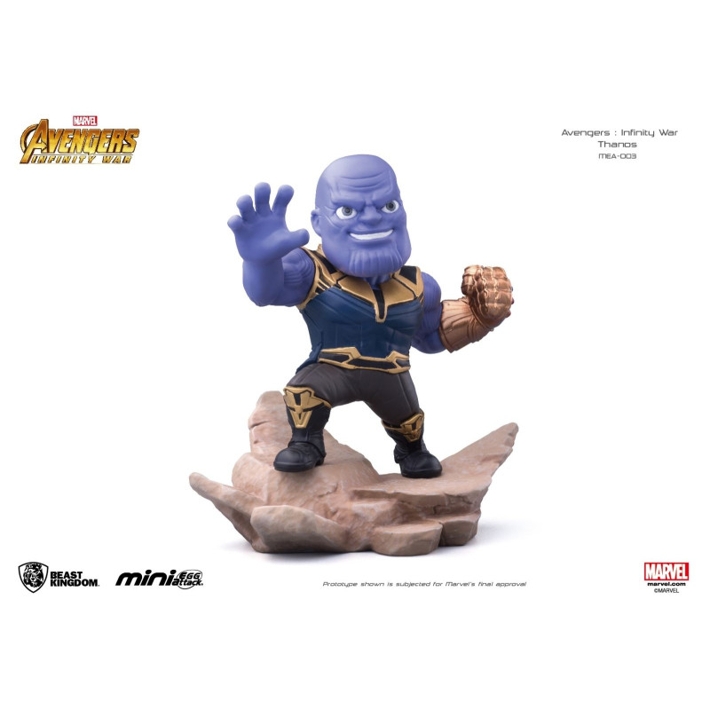 Figurine Marvel Mini Egg Attack Avengers Infinity Thanos Beast Kingdom