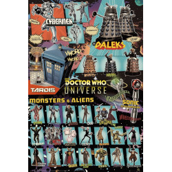 Poster - Doctor Who - Characters - 91.5 x 61 cm - GB eye