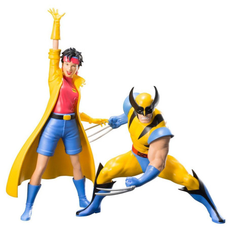 Figurine - Marvel - X-Men - Wolverine and Jubilee - ARTFX+ - Kotobukiya