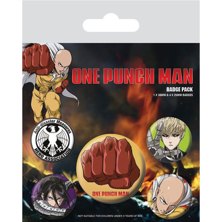 Badge - One Punch Man - Destructive - Pyramid International