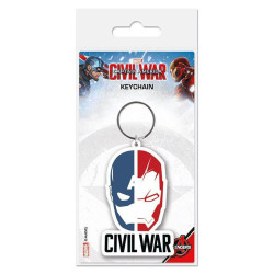 Porte-Clé - Marvel - Captain America - Face Split - Pyramid International