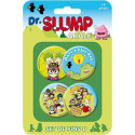 Badge - Dr Slump Arale - Set D - 4 pin's / badges - SD Toys