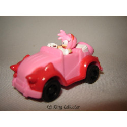 Figurine - Sonic - Pullback Racers - Véhicule à friction - Amy
