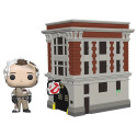 Figurine - Pop! Town - Ghostbusters - Dr Peter Venkman & Firehouse - N° 03 - Funko