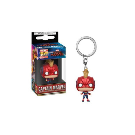 Porte-clé - Pocket Pop! Keychain - Marvel - Captain Marvel (Helmet) - Funko