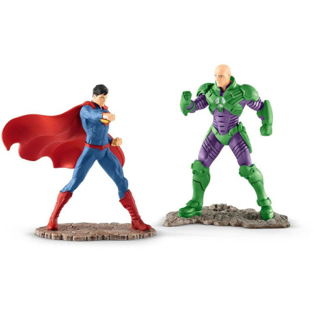 Figurine - Justice League - Coffret Superman vs Lex Luthor - Schleich