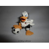 Figurine - Disney - Football - Donald Maillot Blanc - Bullyland