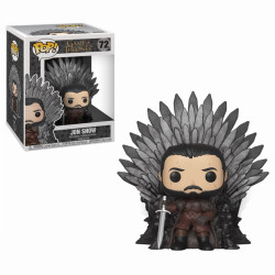 Figurine - Pop! TV - Game of Thrones - Jon Snow sur le Trône - Vinyl - Funko