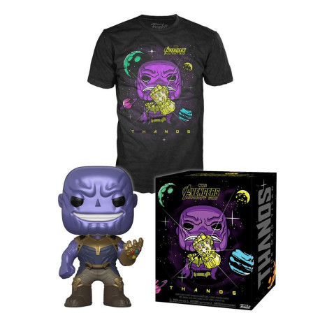 Pack POP & Tee - Marvel - Figurine Pop! & T-Shirt - Avengers Thanos - Funko