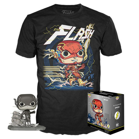 Pack POP & Tee - DC Comics - Figurine Pop! & T-Shirt - The Flash - Funko