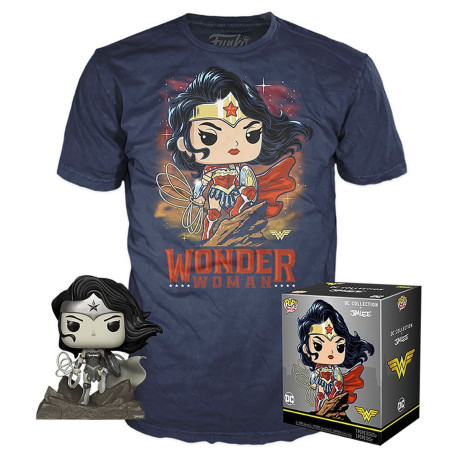 Pack POP & Tee - DC Comics - Figurine Pop! & T-Shirt - Wonder Woman - Funko