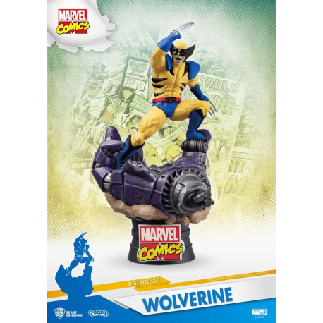 Figurine - Marvel - D-Stage - Wolverine Diorama 021 - Beast Kingdom Toys