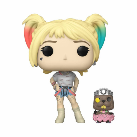 Figurine - Pop! Heroes - Birds of Prey - Harley Quinn and Beaver - N° 308 - Funko