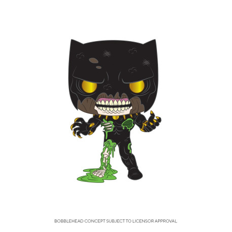 Figurine - Pop! Marvel - Zombie Black Panther - Vinyl - Funko