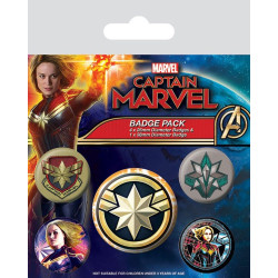 Badge - Marvel - Captain Marvel - Patches - Pyramid International