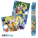 Set de 2 Posters - Dragon Ball Z - Groupes - 52 x 38 cm - ABYstyle