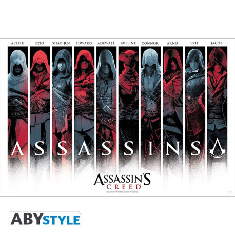 Poster - Assassin's Creed - Assassins - 91.5 x 61 cm - ABYstyle