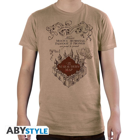 T-Shirt - Harry Potter - Carte du Marauder - ABYstyle