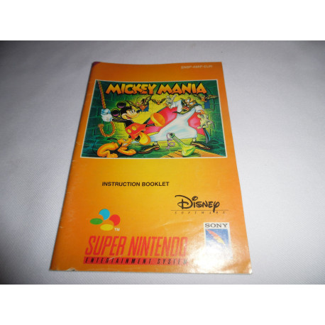 Notice - Super Nintendo - Mickey Mania
