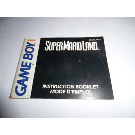 Notice - Game Boy - Super Mario Land