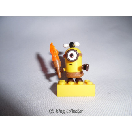 Jeu de construction - Les Minions - Minion Torche - Mega Bloks