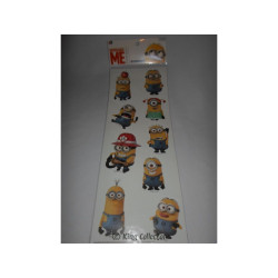 Stickers - Planche de 9 autocollants - Moi Moche et Méchant - Minions