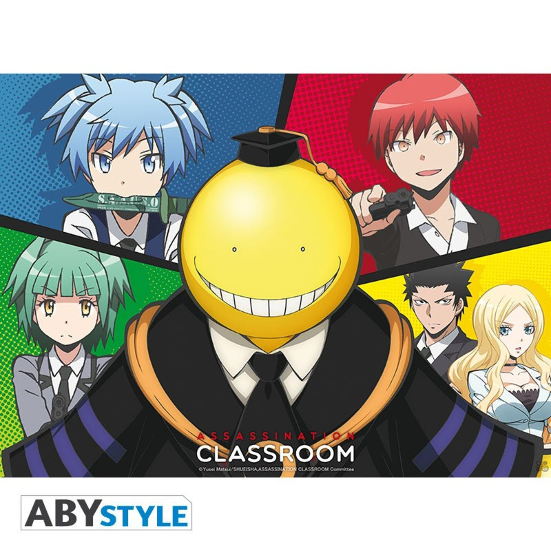 Poster Assassination Classroom Koro vs élèves 52 x 38 cm ABYstyle