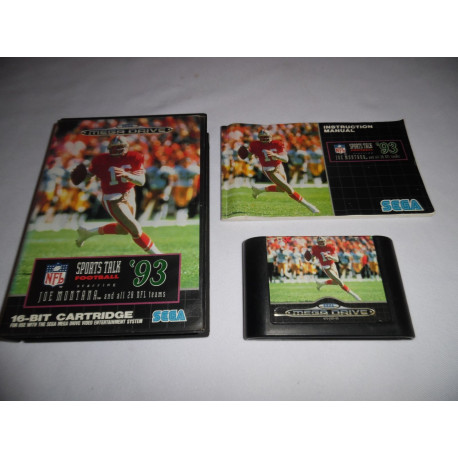 Jeu Mega Drive - Sports Talk '93 Football starring Joe Montana