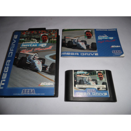 Trader Games - INDYCAR FEATURING NIGEL MANSELL SEGA MEGADRIVE (MD) PAL-EURO (COMPLETE - GOOD